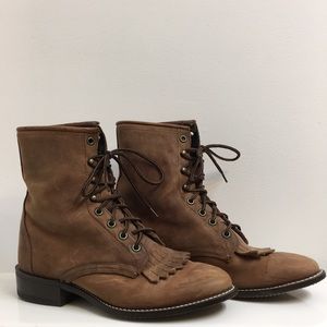 Women’s Laredo Brown Roper boots size 8 1/2 M